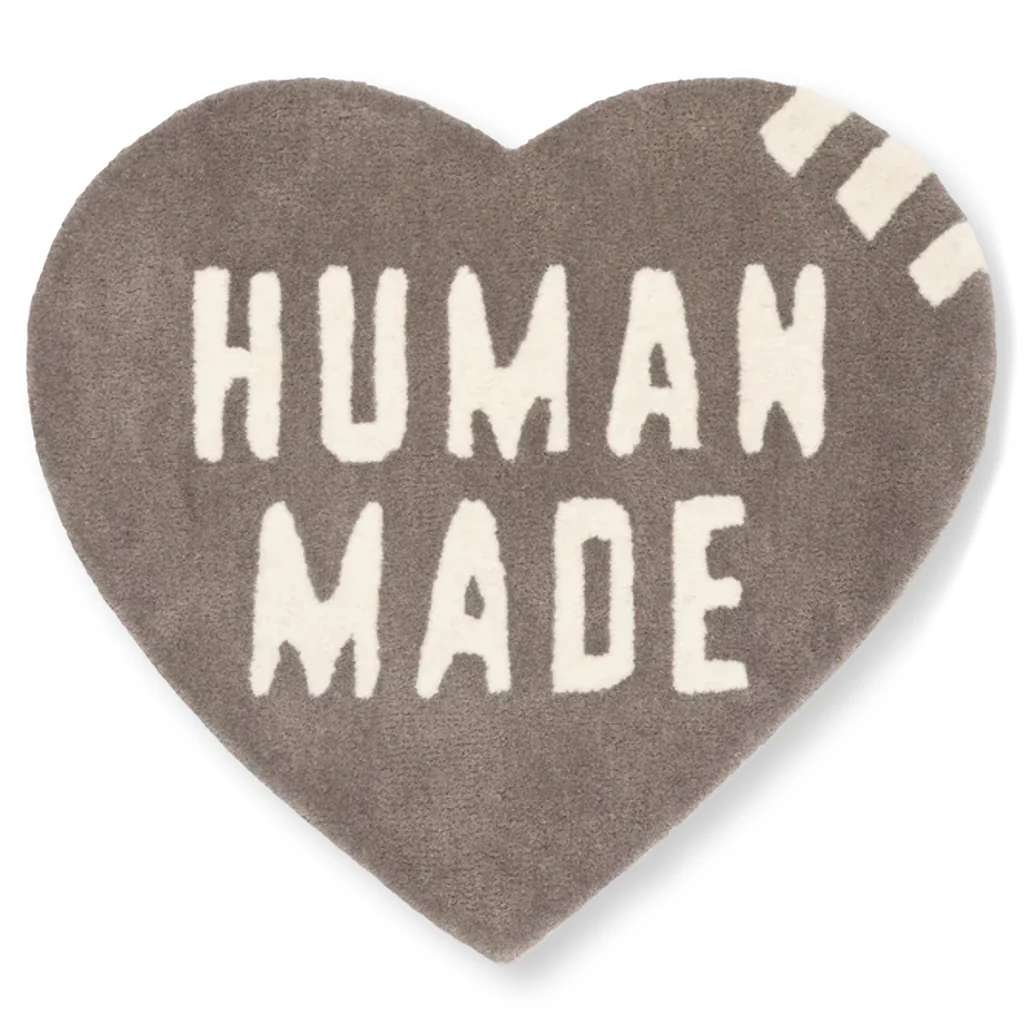 Heart Rug Medium - Gray