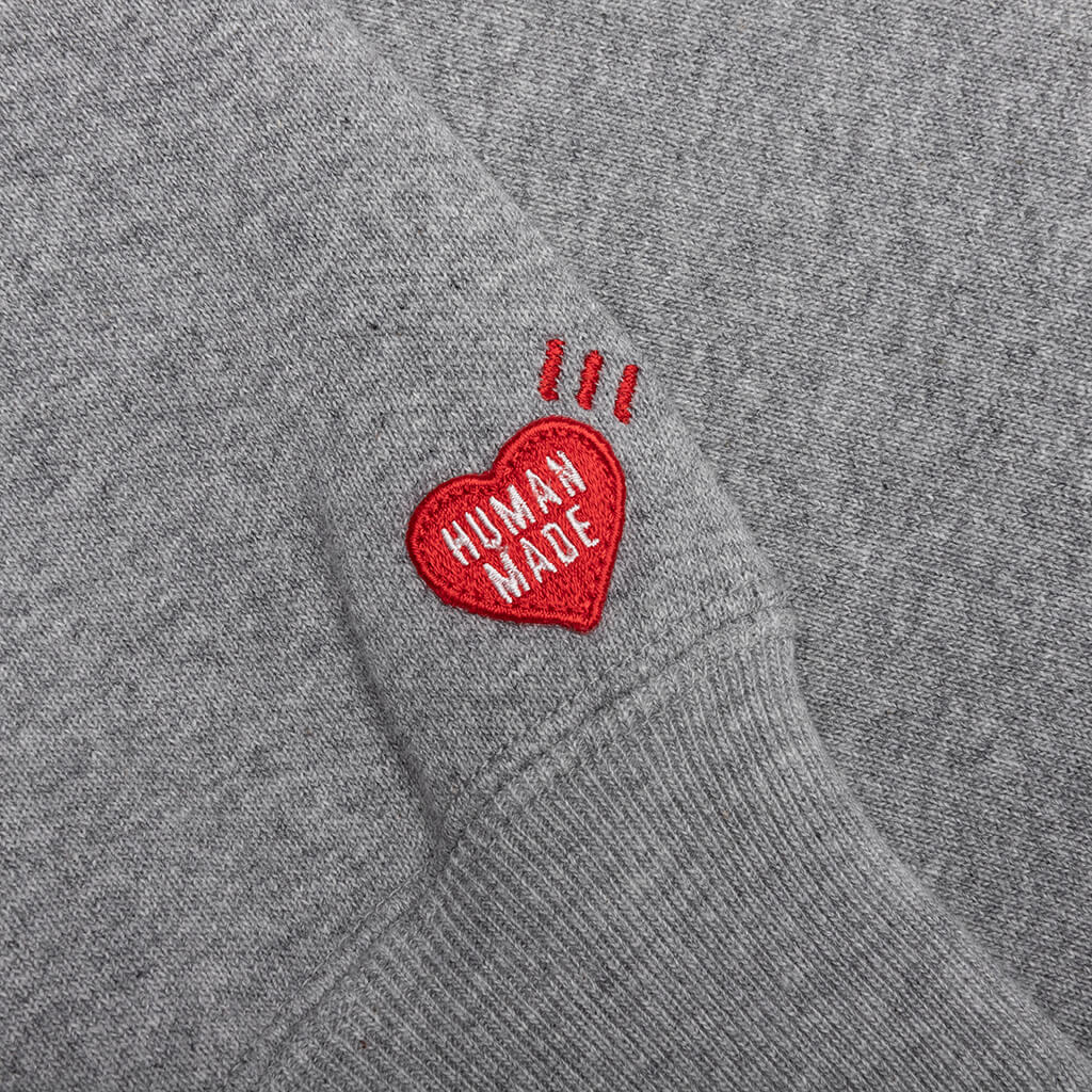 Heavyweight Hoodie #01 - Grey - Image 4