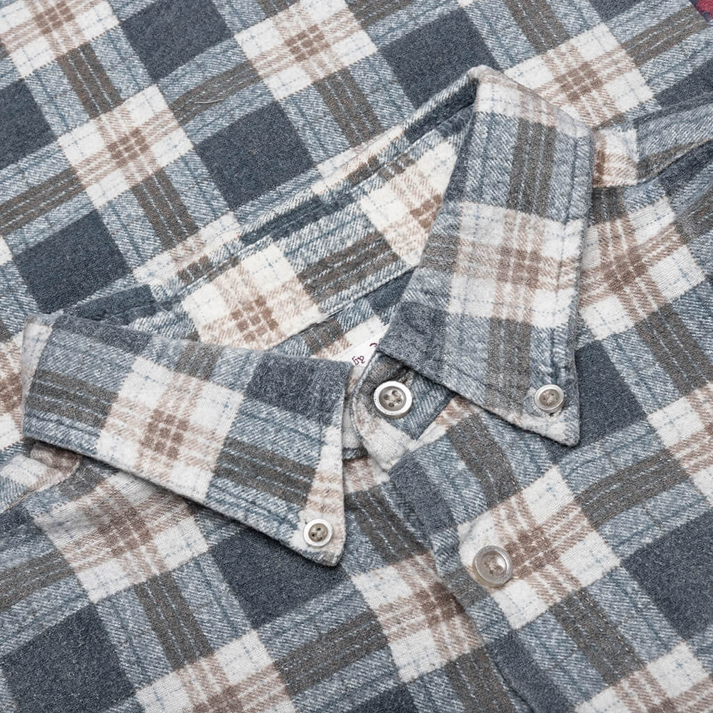 Flannel Shirt 7 Cuts Wide Reflection Shirt - Assorted - Image 3