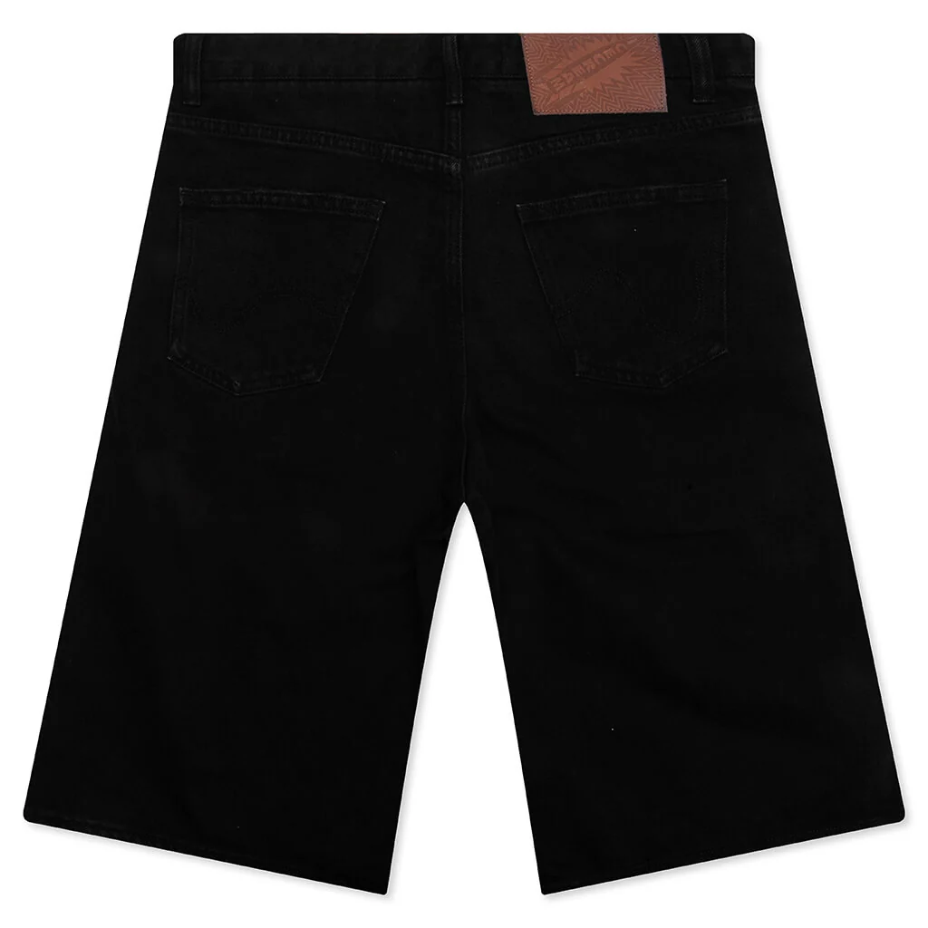 Big Black Jean Vanilla Fit Shorts - Black Caramel - Image 2