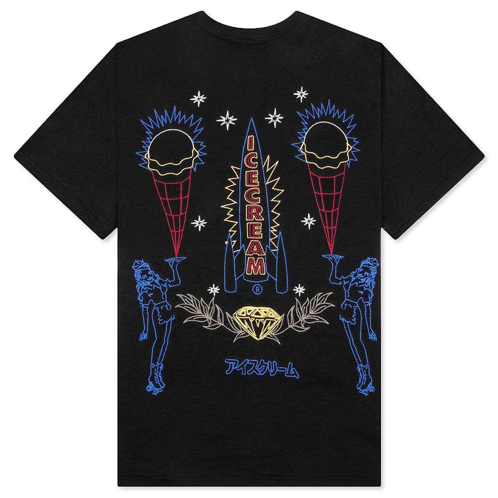Chains S/S Oversized Tee - Black - Image 2