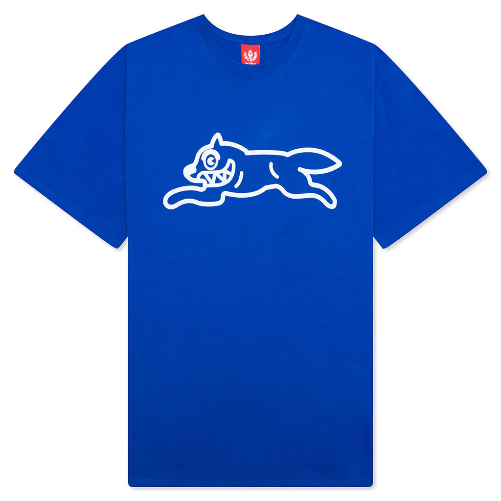 Checker S/S Tee - Victoria Blue