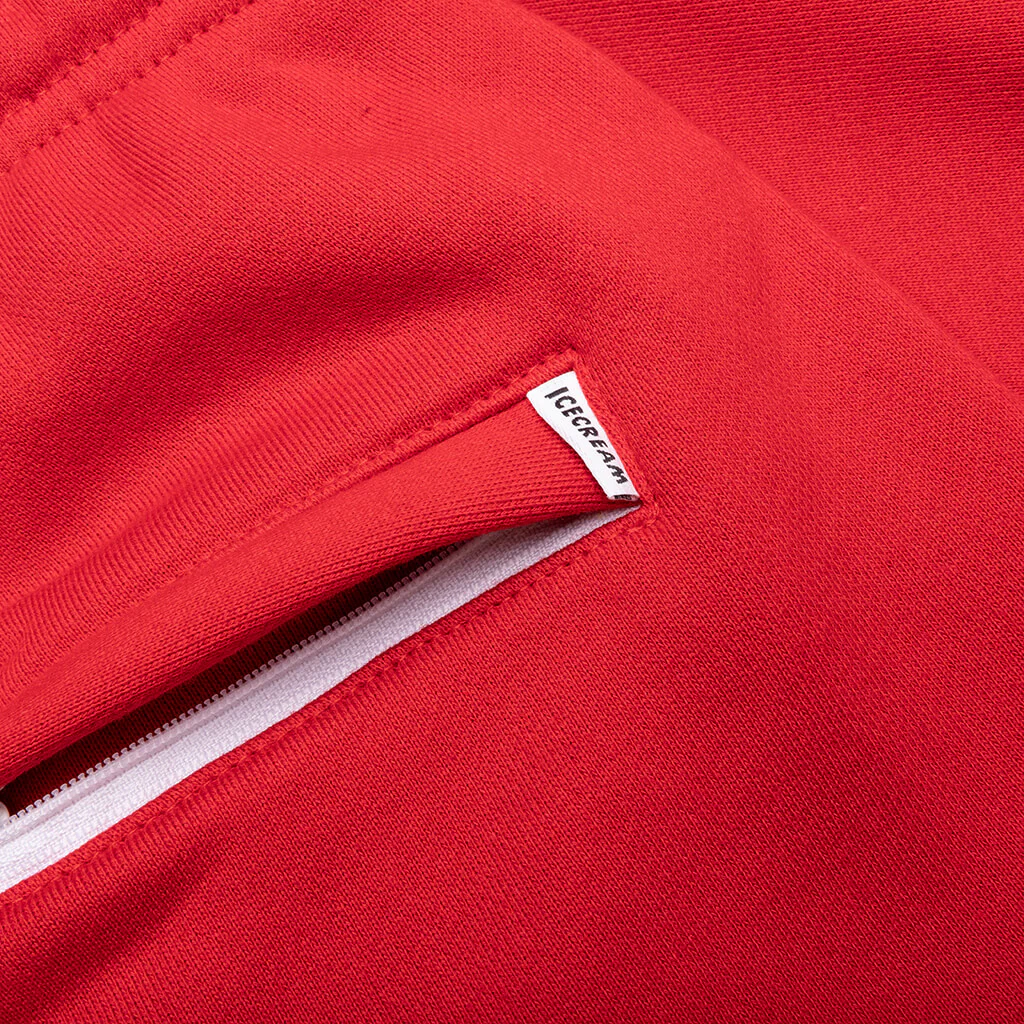 College Sweatshorts - Haute Red - Image 3