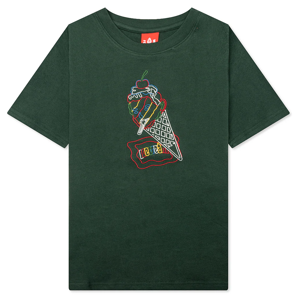 Kids Coneman S/S Knit - Jungle Green