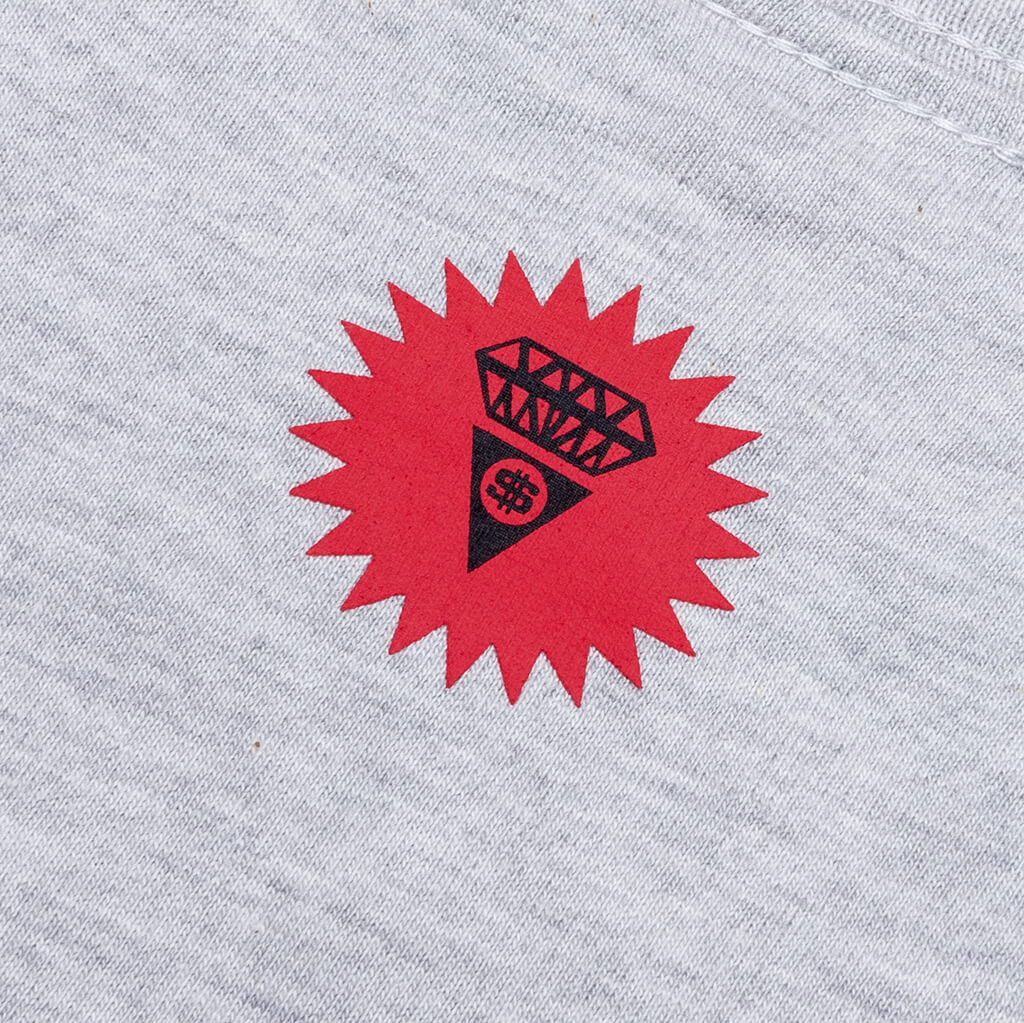 Decadence S/S Tee - Heather Gray - Image 5