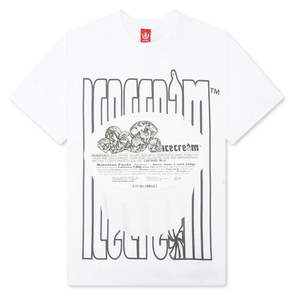 Diamond S/S Tee - White