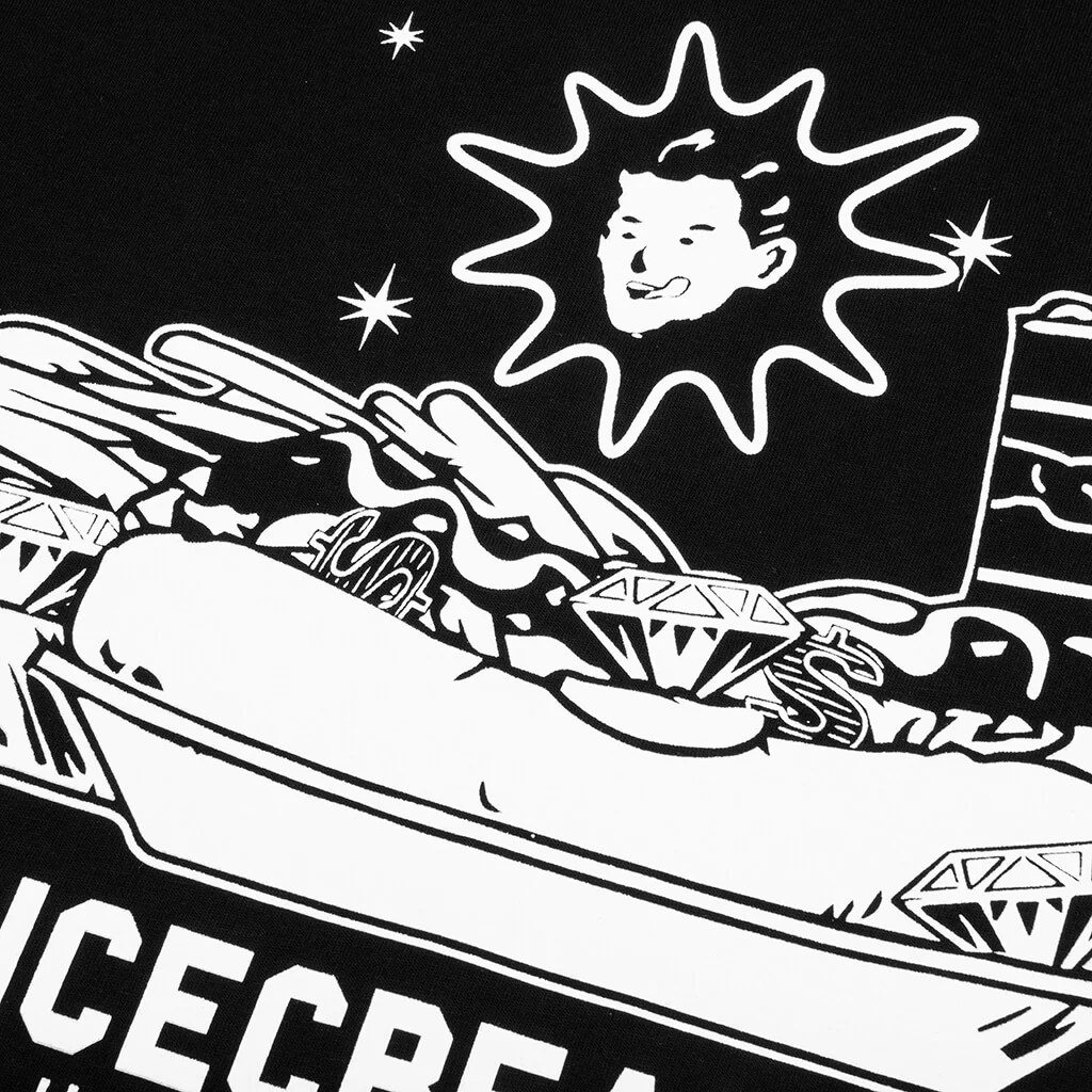 Icecream Diner Food S/S Tee - Black - Image 3