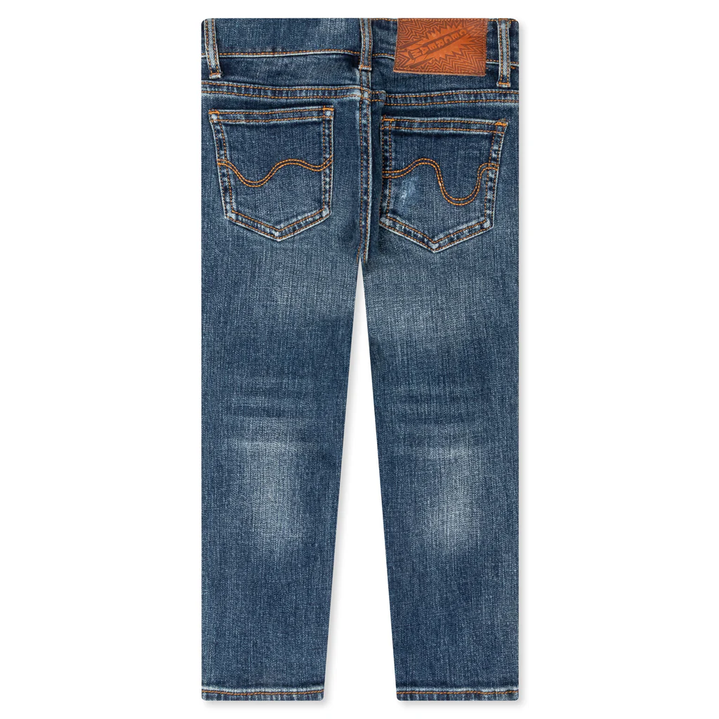 Kid's Big Blue Jean - Blue Chocolate - Image 2