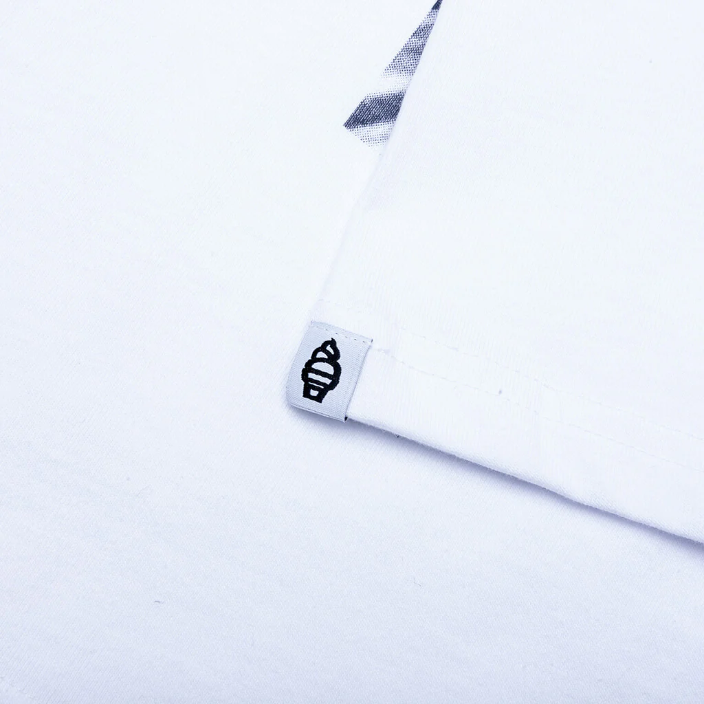 Pasta S/S Tee - White - Image 4