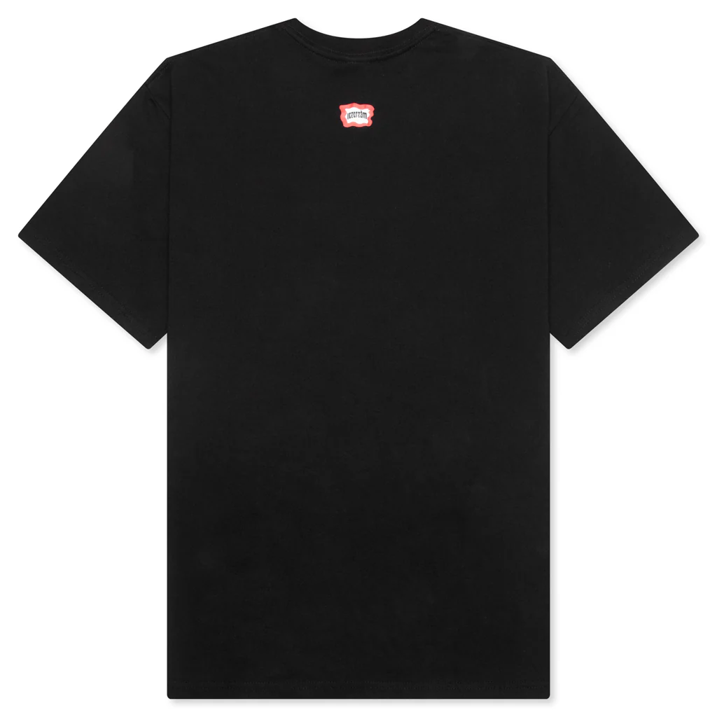 Pearl Beads S/S Tee - Black - Image 2