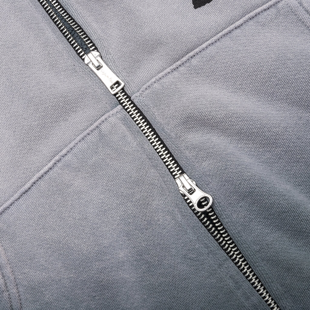 Inri Zip Hoodie - Grail Grey - Image 4