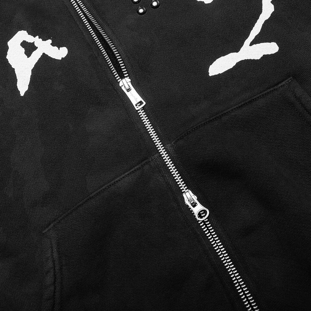 Inri Zip Hoodie - Mechanic Black - Image 4