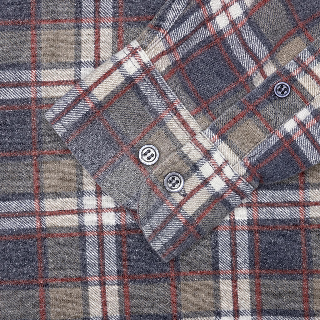 Flannel Shirt Ribbon Reflection Shirt - Assorted - Image 4