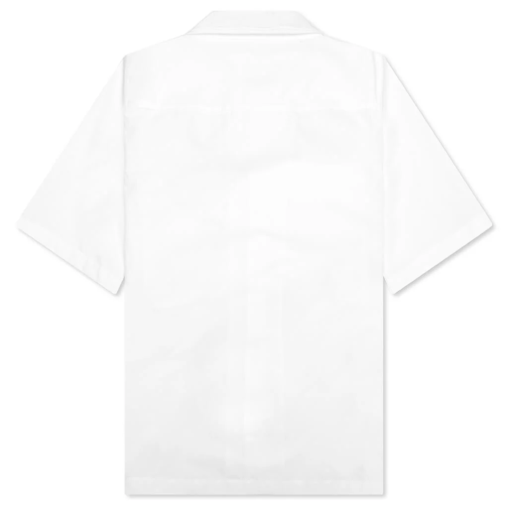 Heavy Organic Cotton Poplin Shirt - Optic White - Image 2