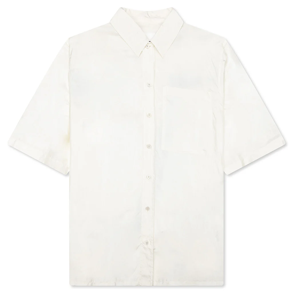Silk And Nylon Shirt - Eggshell