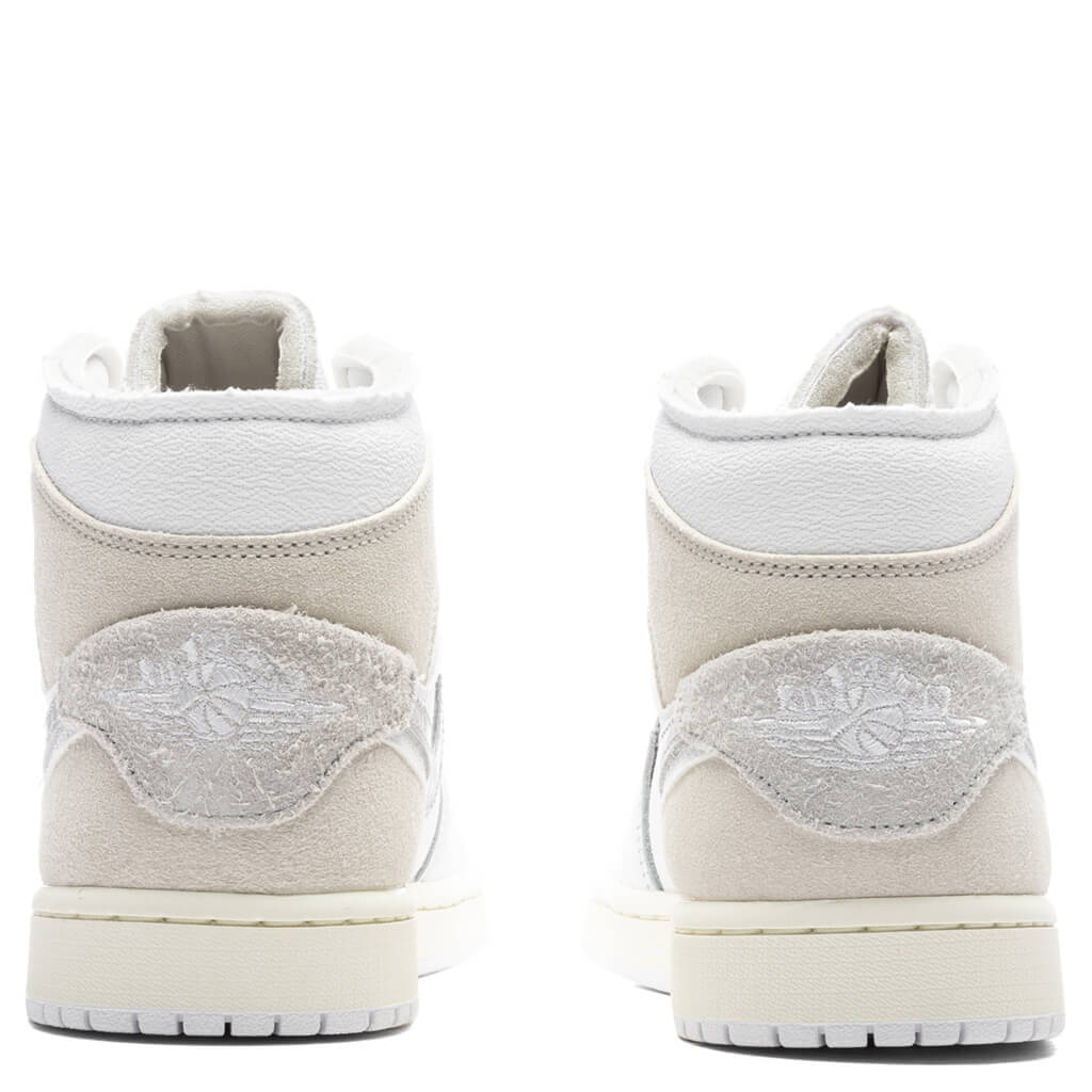 Air Jordan 1 Mid SE Craft - White/Light Orewood Brown/Tech Grey - Image 4