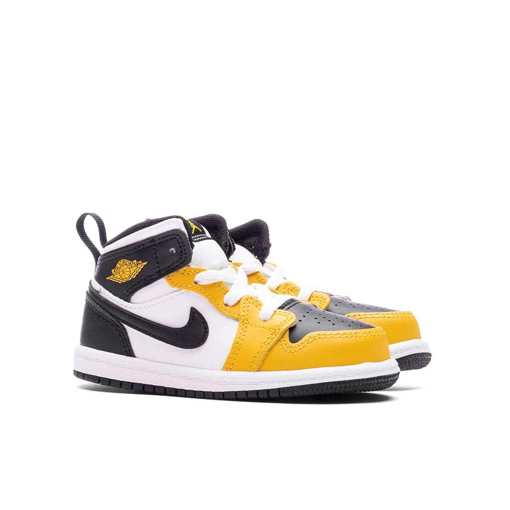 Jordan 1 Mid (TD) - Yellow Ochre/Black/White - Image 2