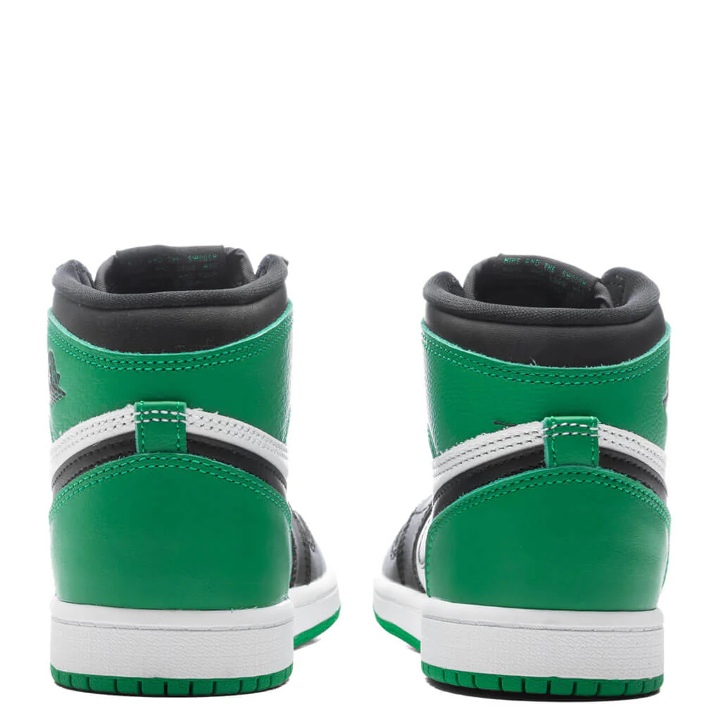 Air Jordan 1 Retro High OG (PS) - Black/Lucky Green/White - Image 4