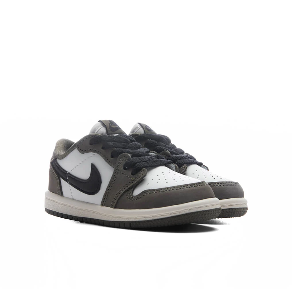 Air Jordan 1 Retro Low OG 'Medium Olive' (TD) - Medium Olive/Black/Summit White - Image 2