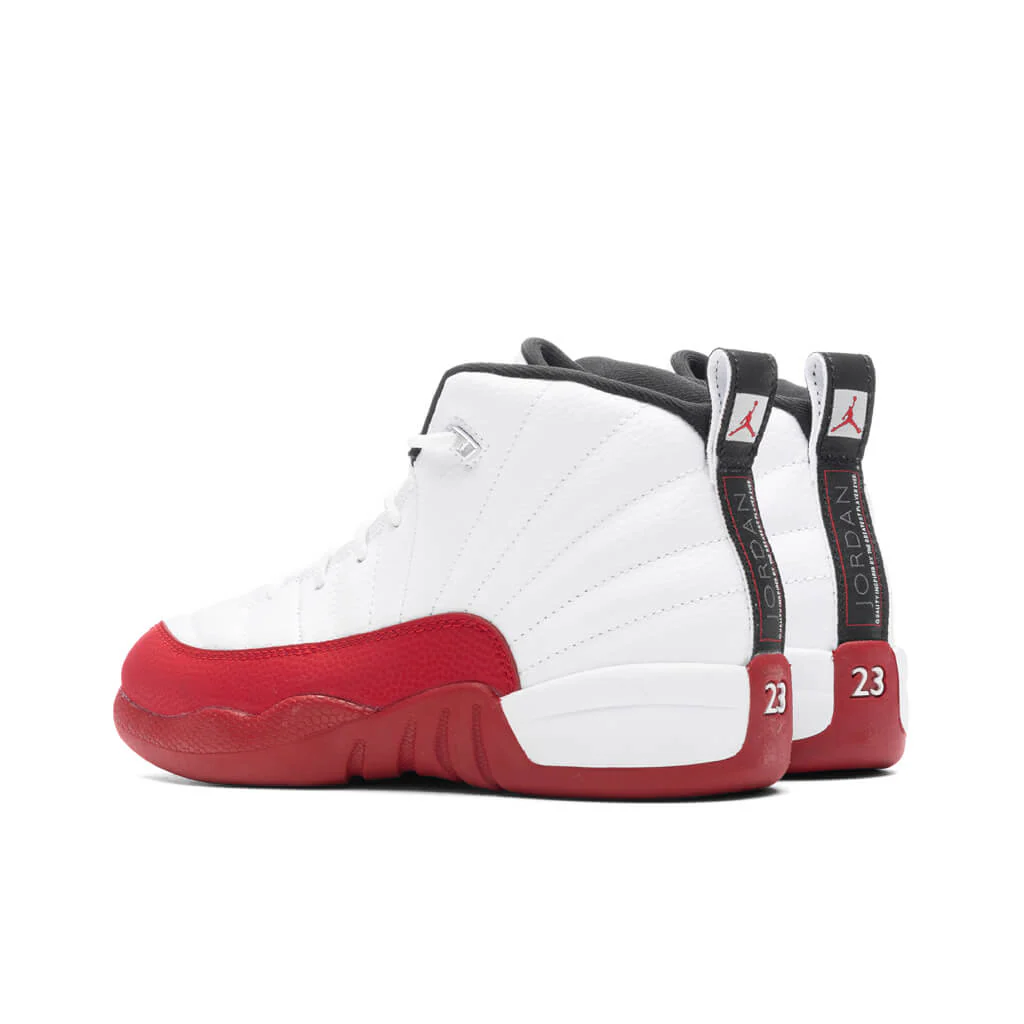 Air Jordan 12 Retro (PS) 'Cherry' - White/Black/Varsity Red - Image 3