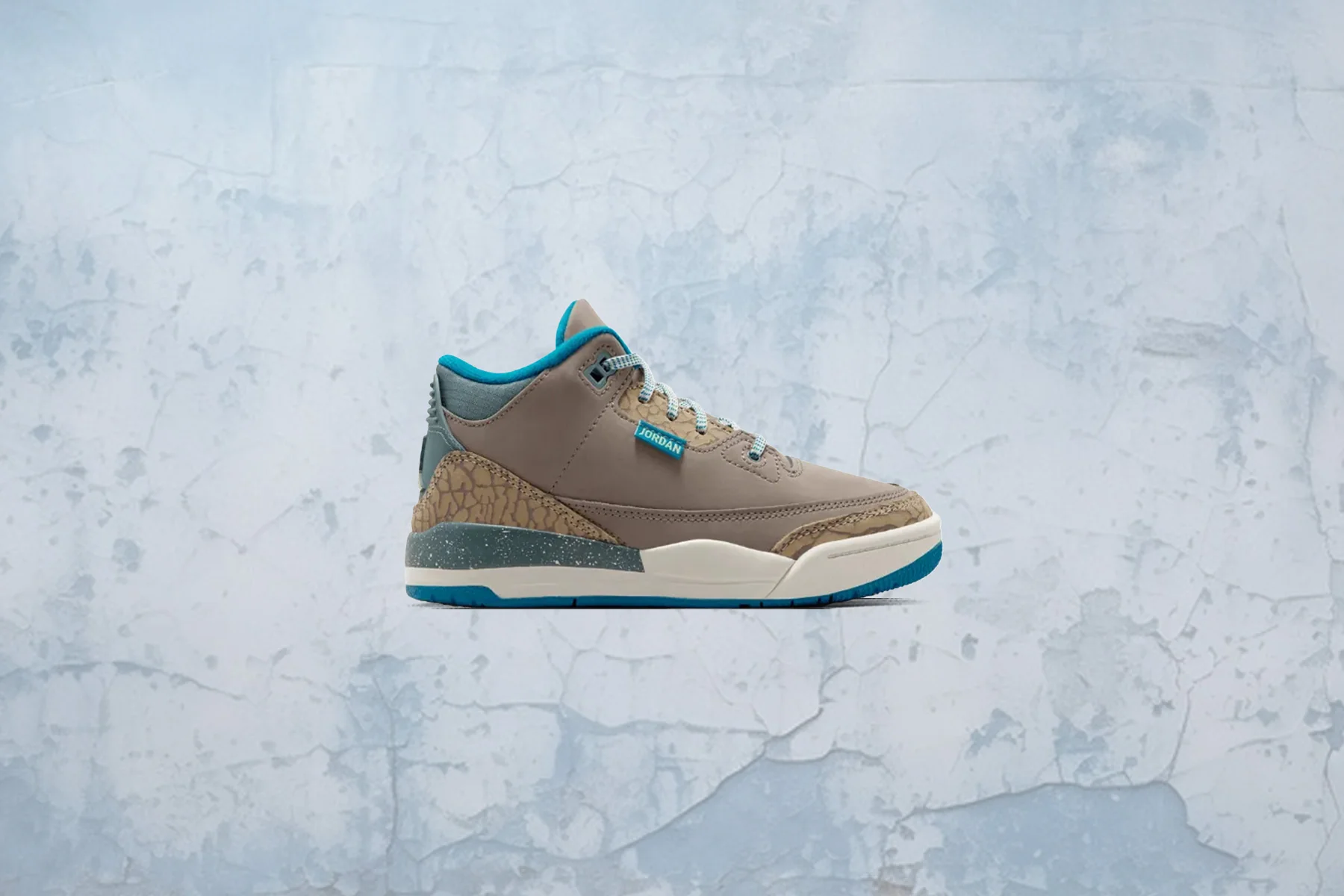 Air Jordan 3 Retro 'We Outside' (PS) - Olive Grey/Green Abyss/Khaki - Image 5