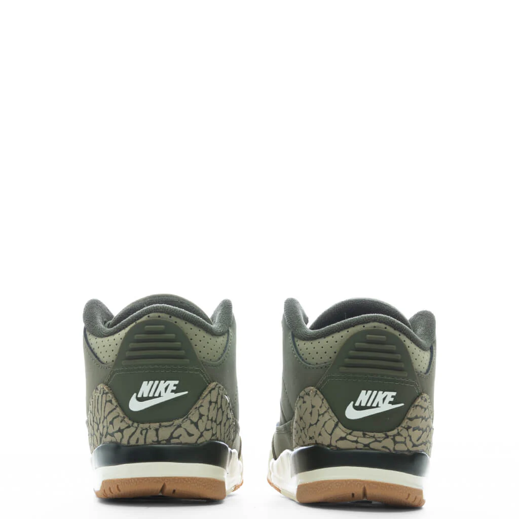 Air Jordan 3 Retro  'Family Affair' (TD) - Medium Olive/Neutral Olive/Sequoia - Image 4