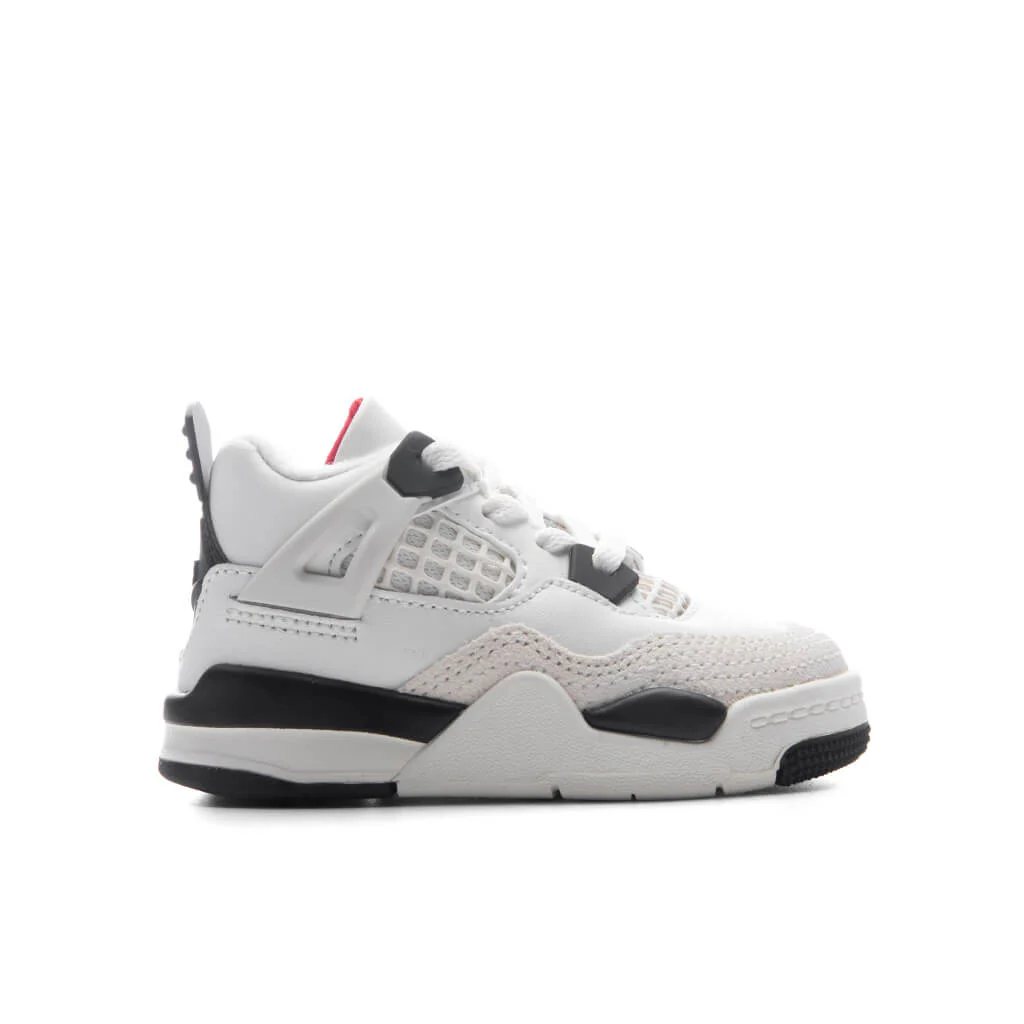 Air Jordan 4 Retro OG 'Flight Club' (TD) - Sail/Black/University Red