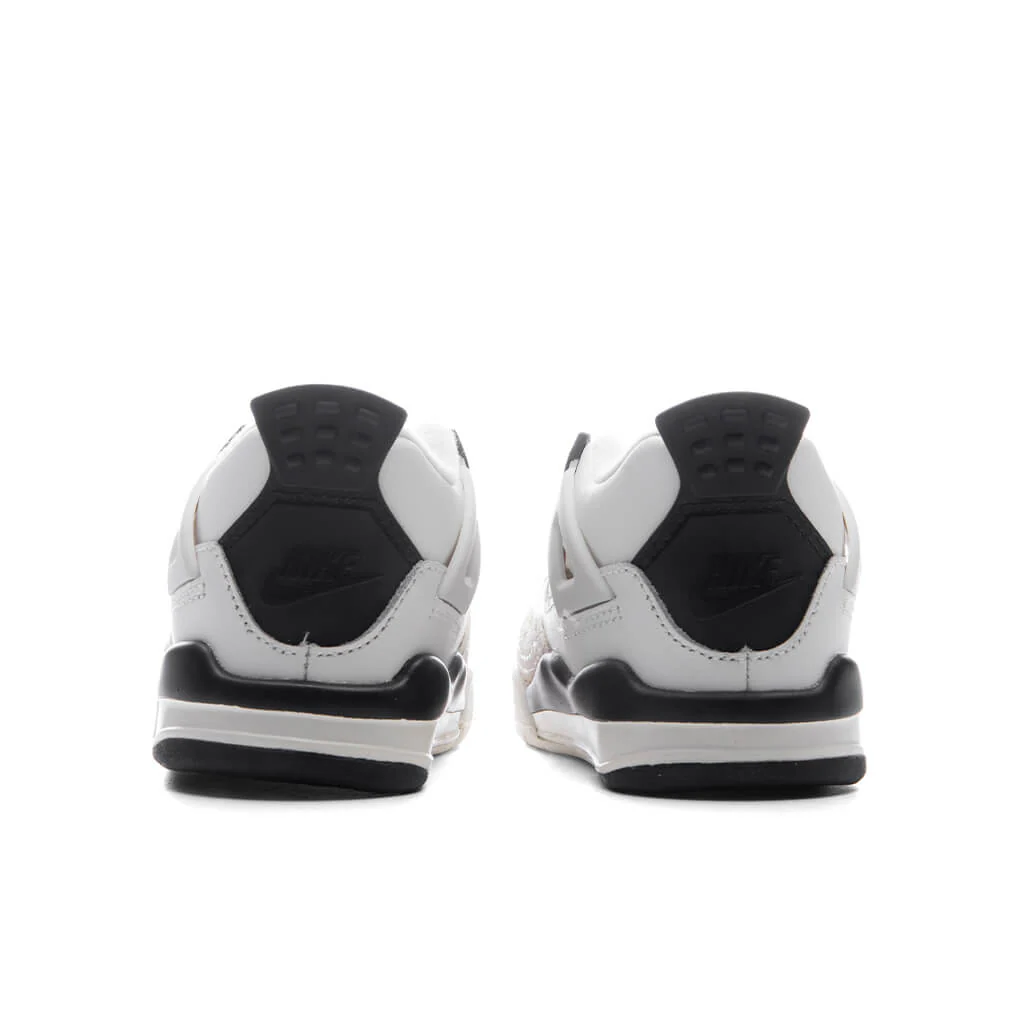 Air Jordan 4 Retro OG 'Flight Club' (TD) - Sail/Black/University Red - Image 4