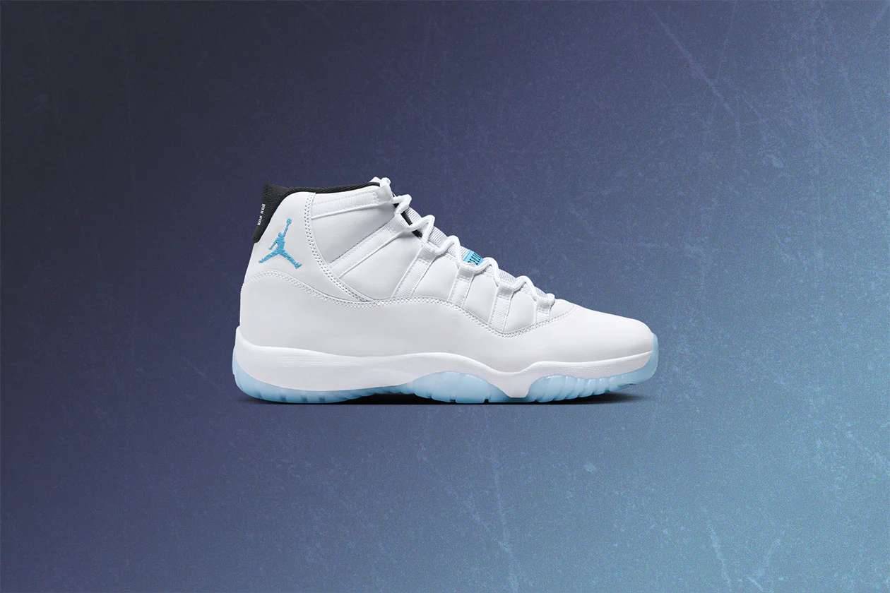 Air Jordan 11 Retro - White/Legend Blue/Black - Image 5