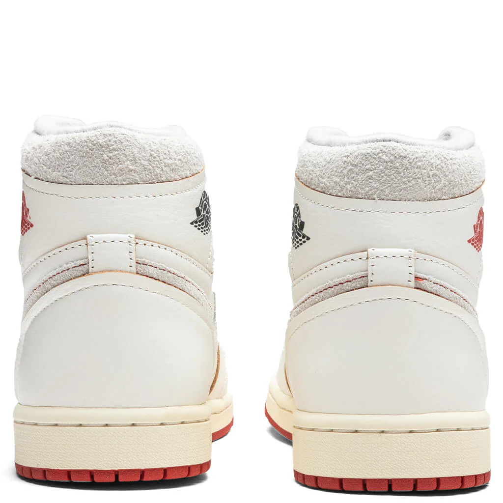 Women's Air Jordan 1 High OG 'Rare Air' - Sail/Cinnabar/Light Bone - Image 4
