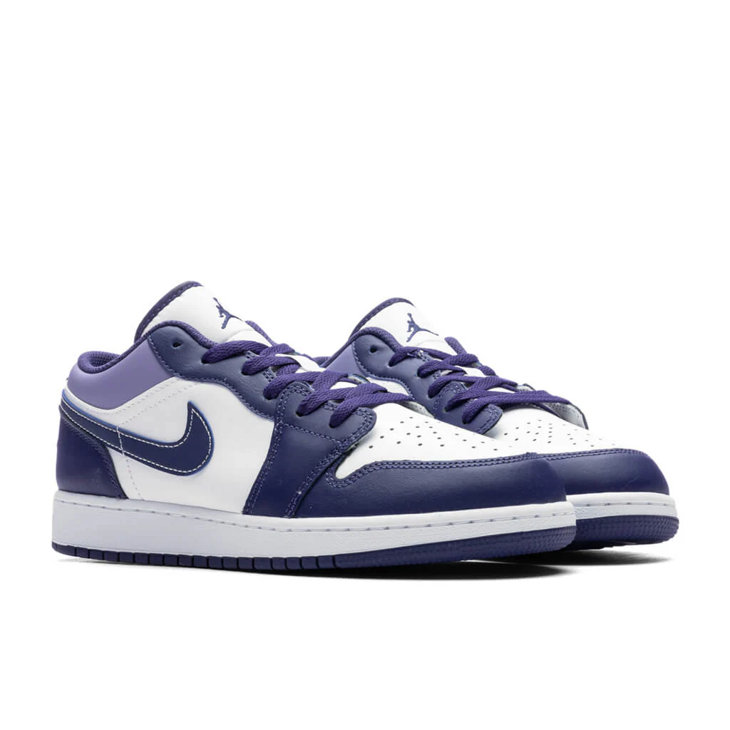 Air Jordan 1 Low (GS) - Sky J Purple/Sky J Light Purple/White - Image 2