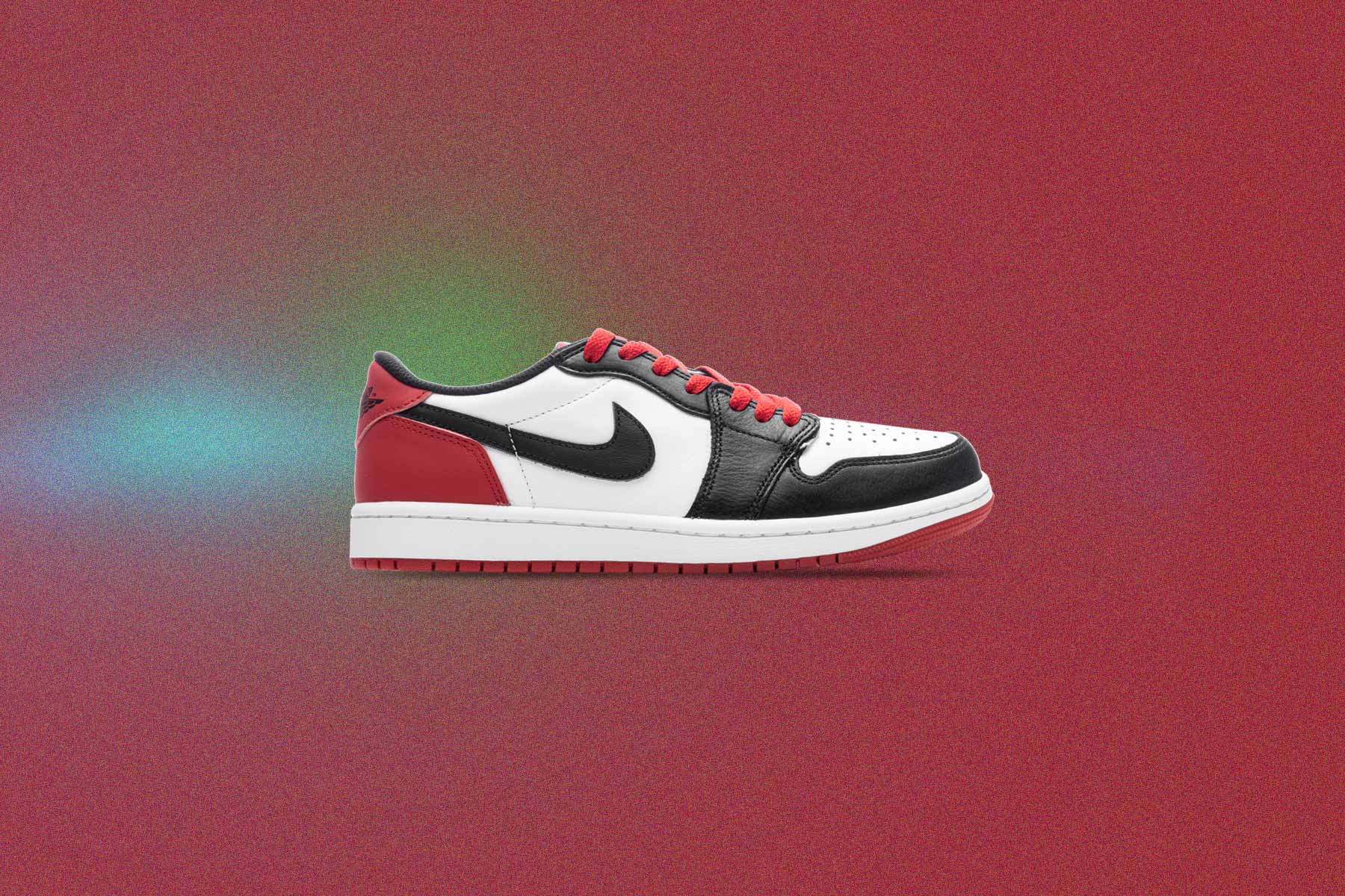 Air Jordan 1 Low OG 'Black Toe' - White/Black/Varsity Red - Image 5