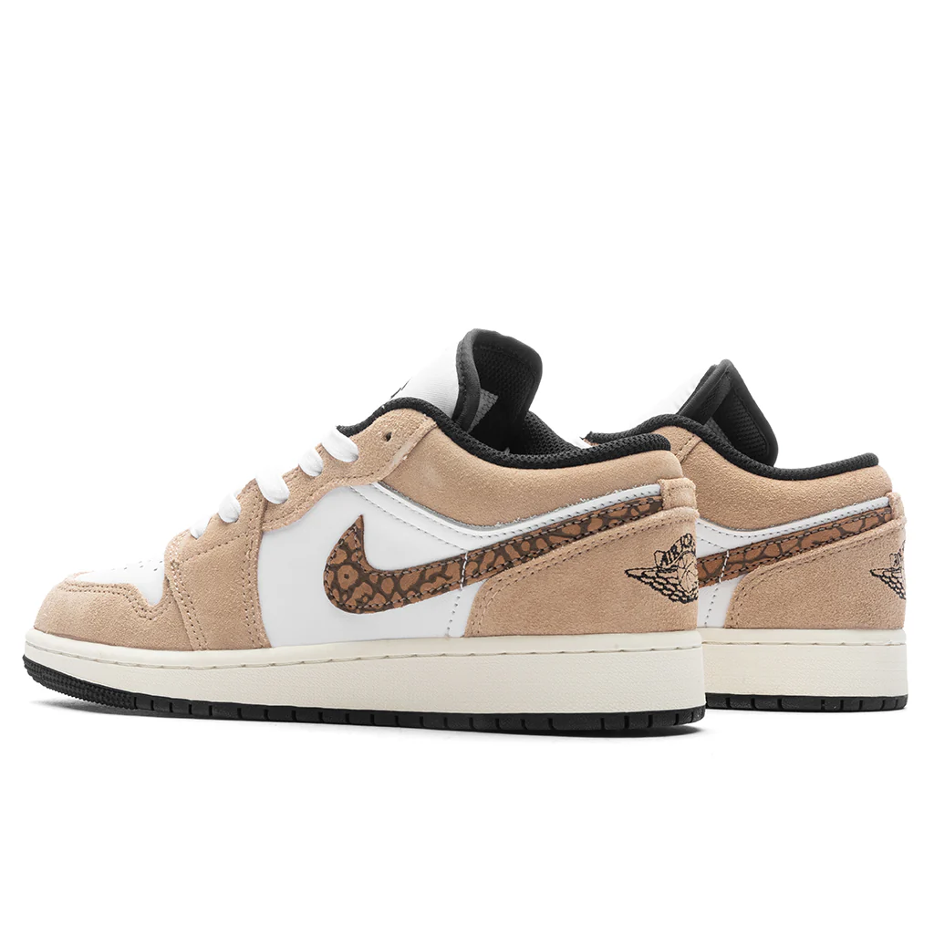 Air Jordan 1 Low SE (GS) - Hemp/Light British Tan/White - Image 3