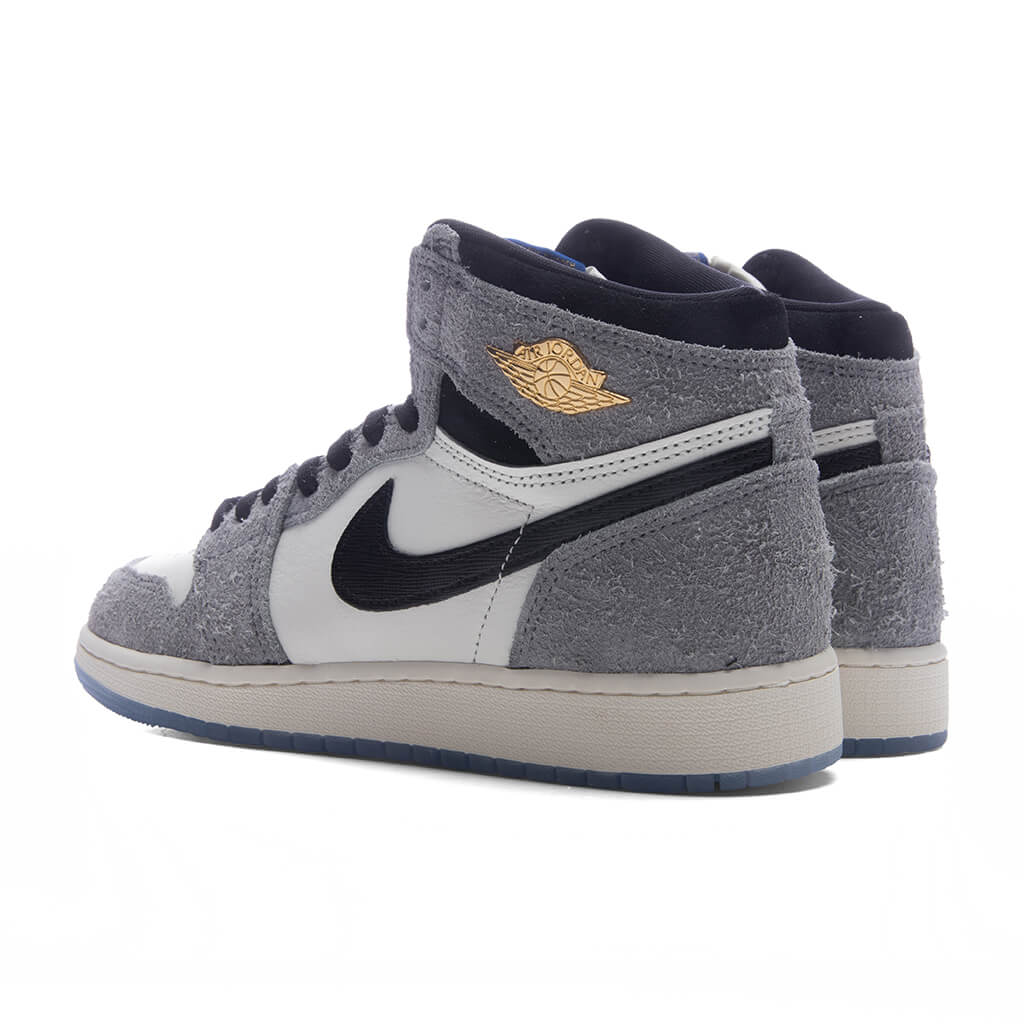 Air Jordan 1 Retro High OG 'All Star' (GS) - Cool Grey/Black/Sail/Game Royal - Image 3