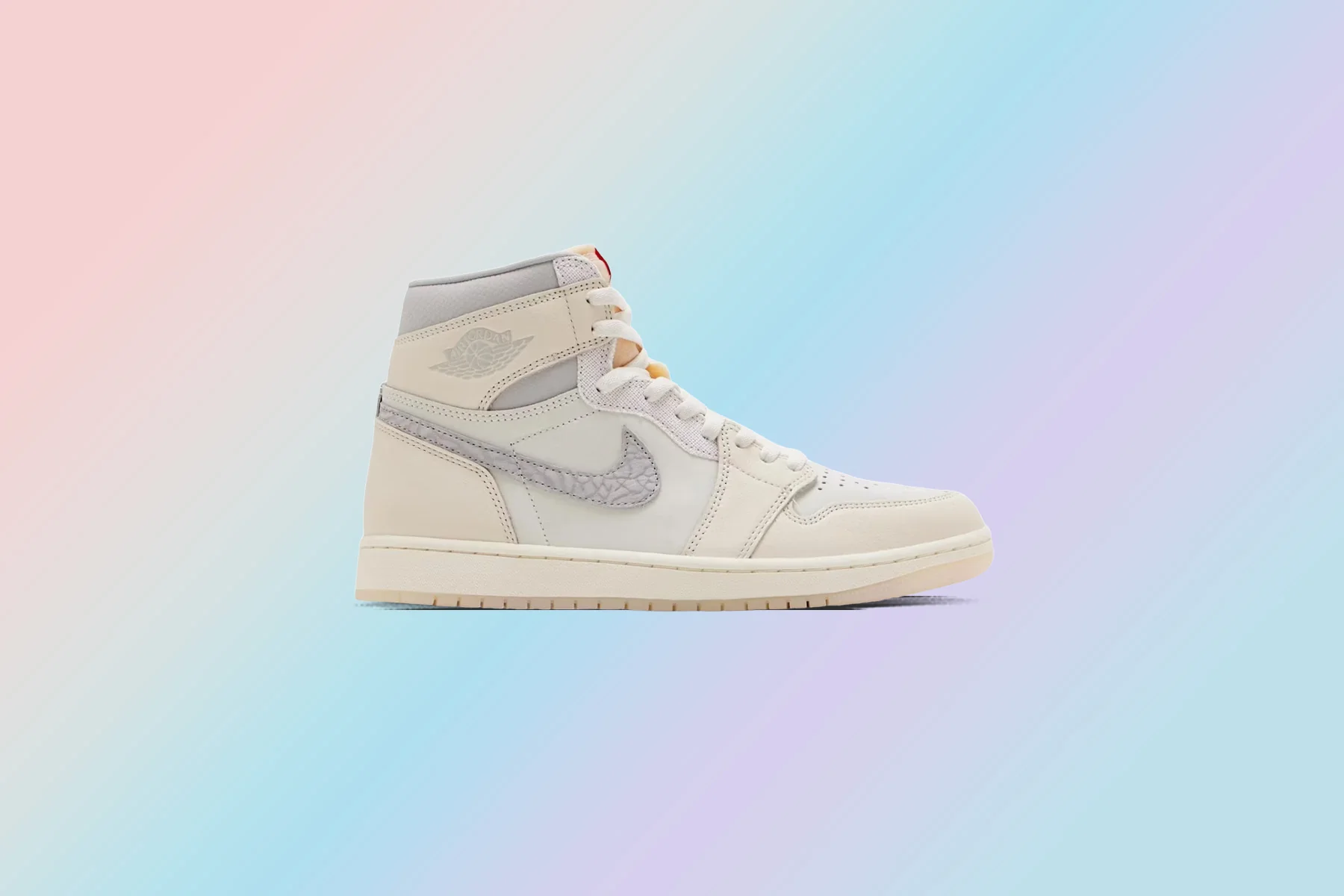 Air Jordan 1 Retro High OG 'Sail' - Sail/University Red/Pale Ivory - Image 5