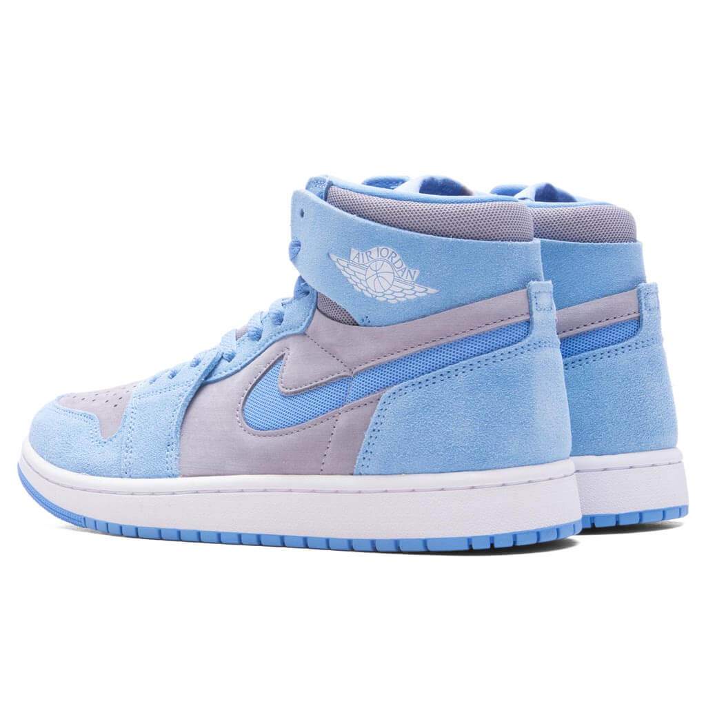 Air Jordan 1 Zoom Comfort 2 - Cement Grey/White/University Blue - Image 3