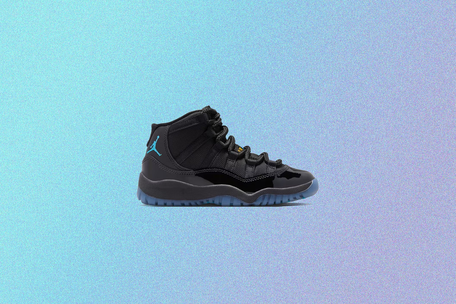 Air Jordan 11 Retro 'Gamma' (PS) - Black/Gamma Blue/Varsity Maize - Image 5