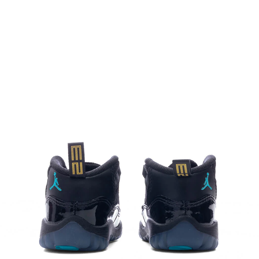 Air Jordan 11 Retro 'Gamma' (TD) - Black/Gamma Blue/Varsity Maize - Image 4