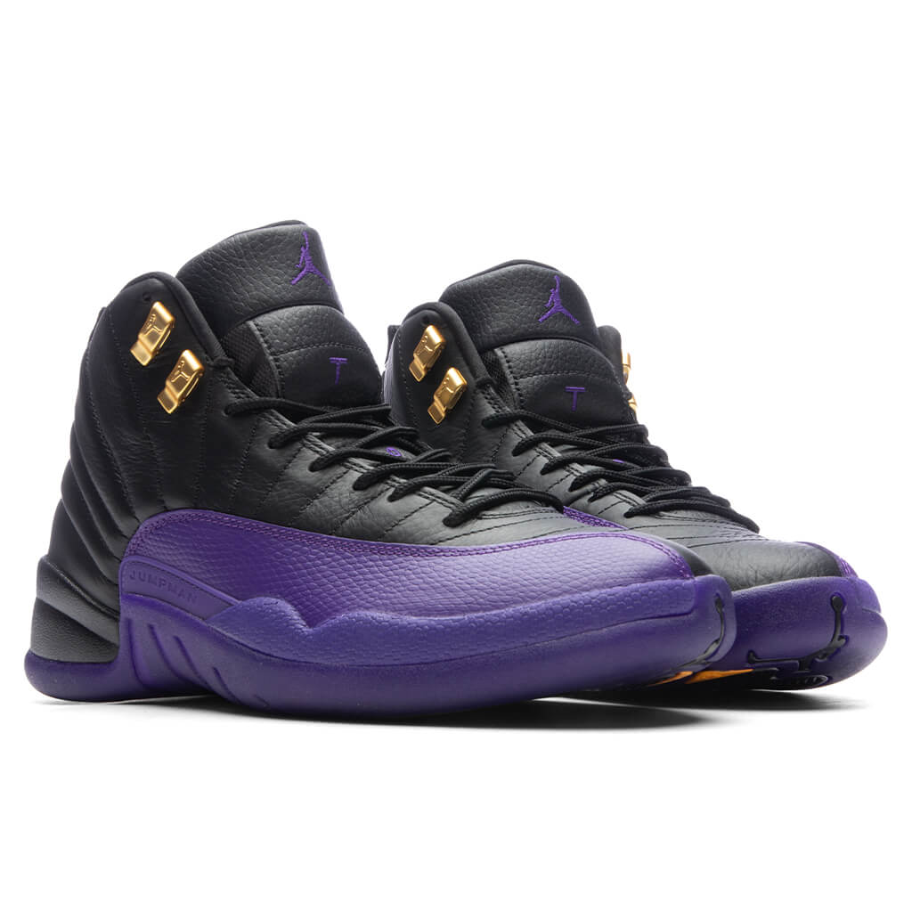 Air Jordan 12 Retro - Black/Field Purple/Metallic Gold - Image 2