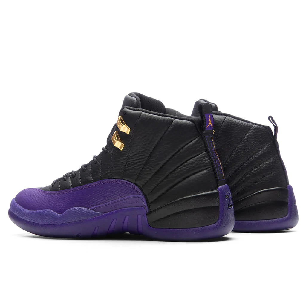 Air Jordan 12 Retro - Black/Field Purple/Metallic Gold - Image 3