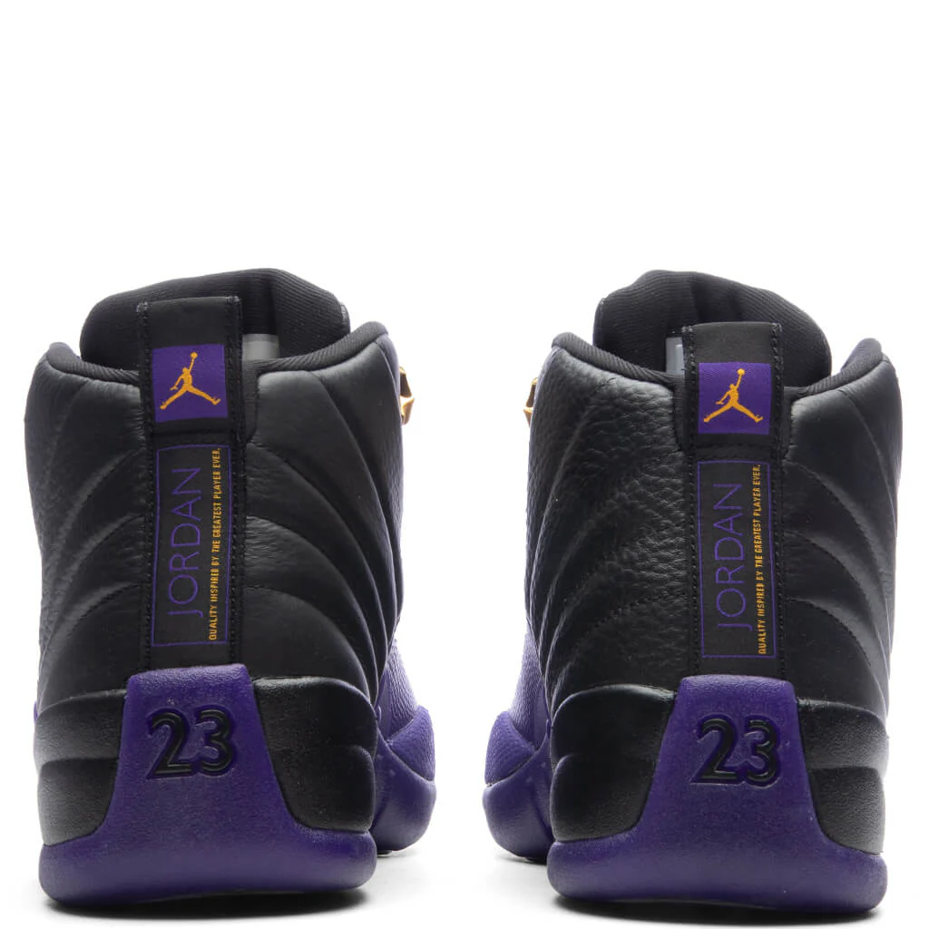 Air Jordan 12 Retro - Black/Field Purple/Metallic Gold - Image 4