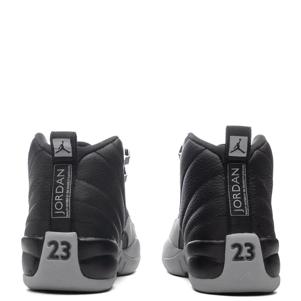 Air Jordan 12 Retro (GS) Barons - Black/Wolf Grey/White - Image 4