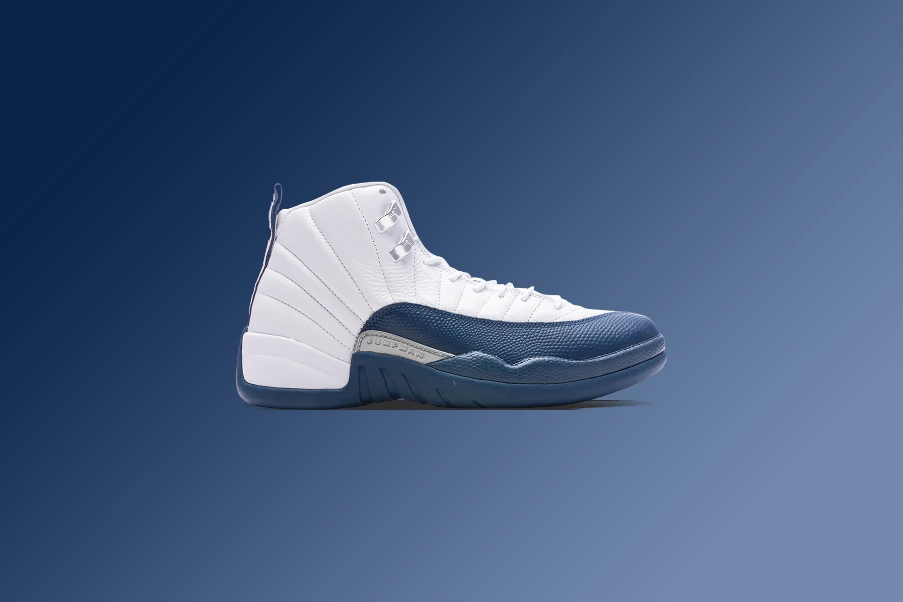 Air Jordan 12 Retro 'French Blue' - White/French Blue/Metallic Silver - Image 5