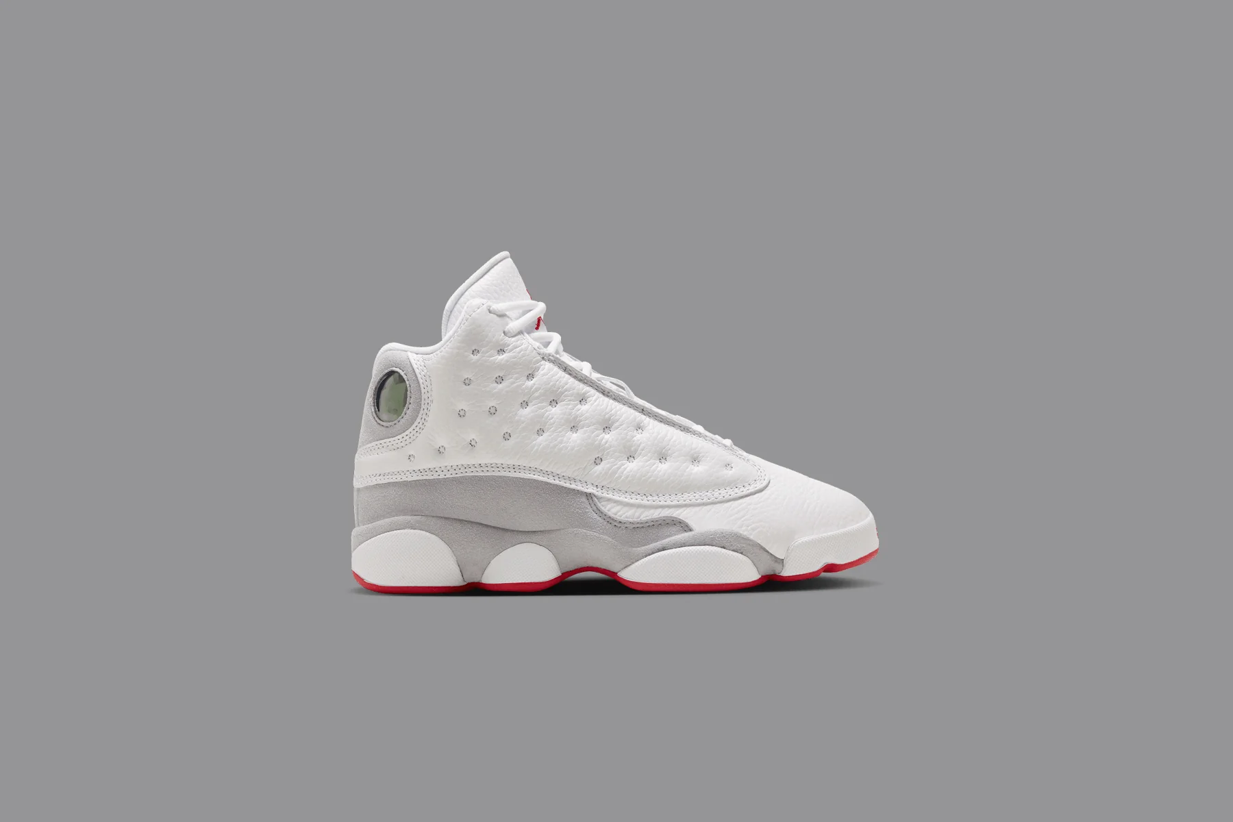 Air Jordan 13 Retro (GS) - White/True Red/Wolf Grey - Image 5