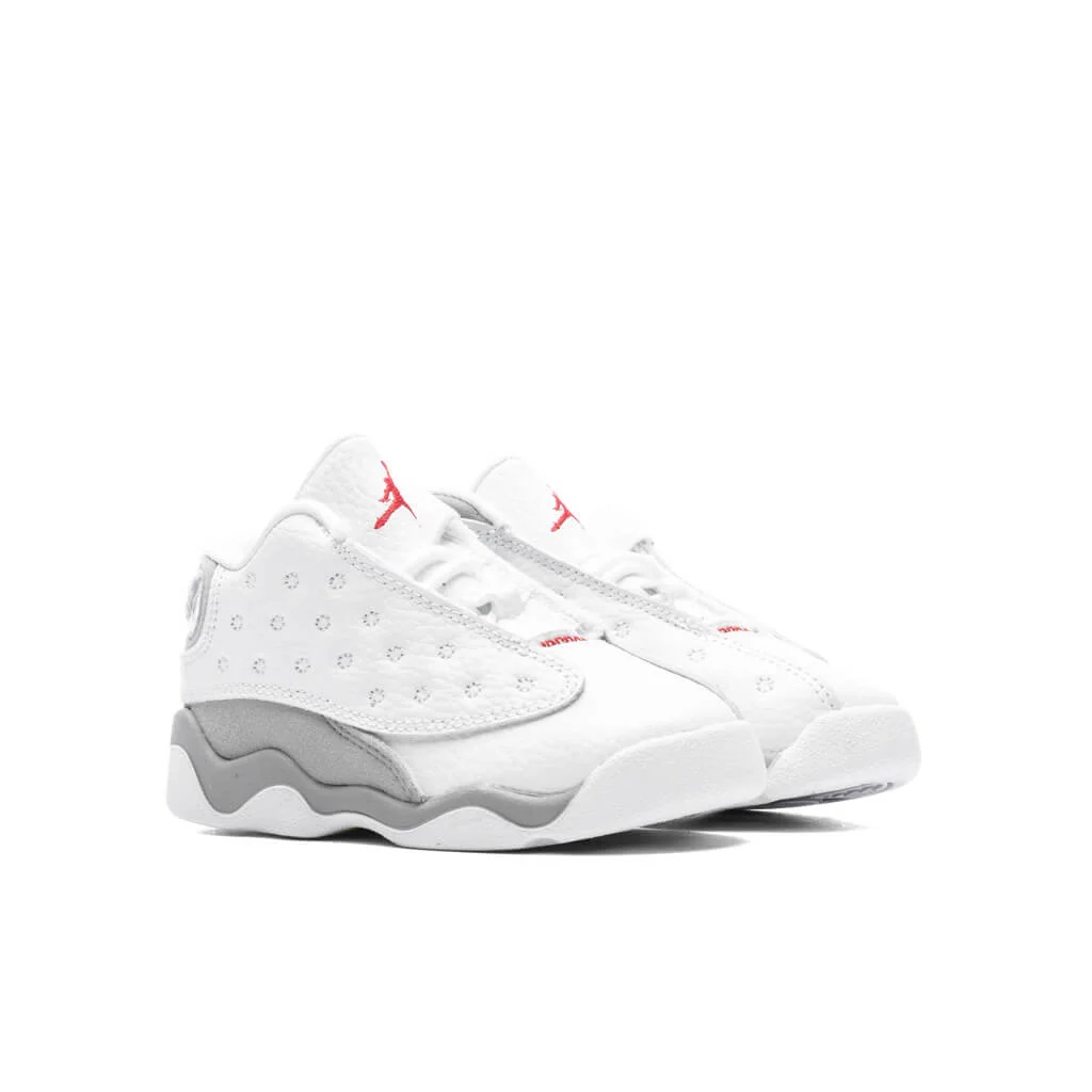 Air Jordan 13 Retro (TD) - White/True Red/Wolf Grey - Image 2