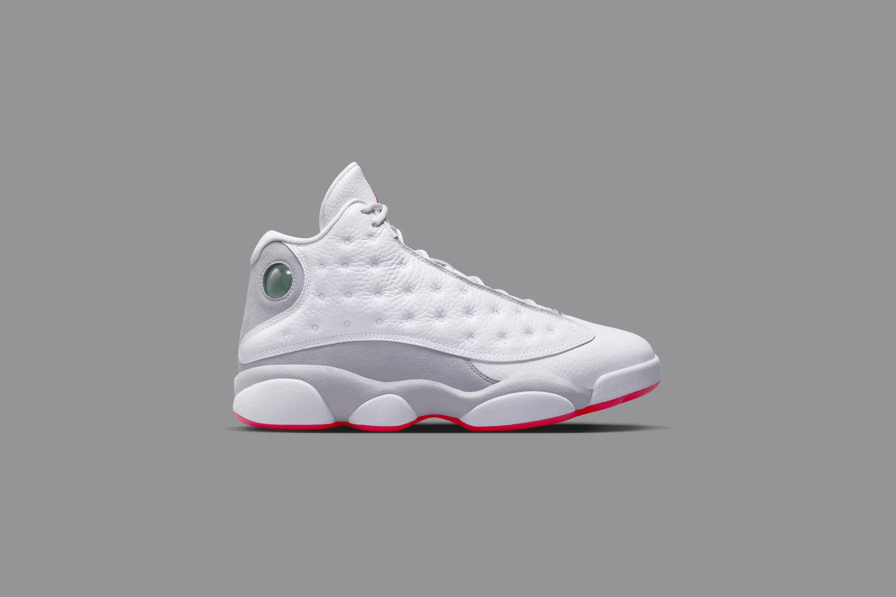 Air Jordan 13 Retro - White/True Red/Wolf Grey - Image 5