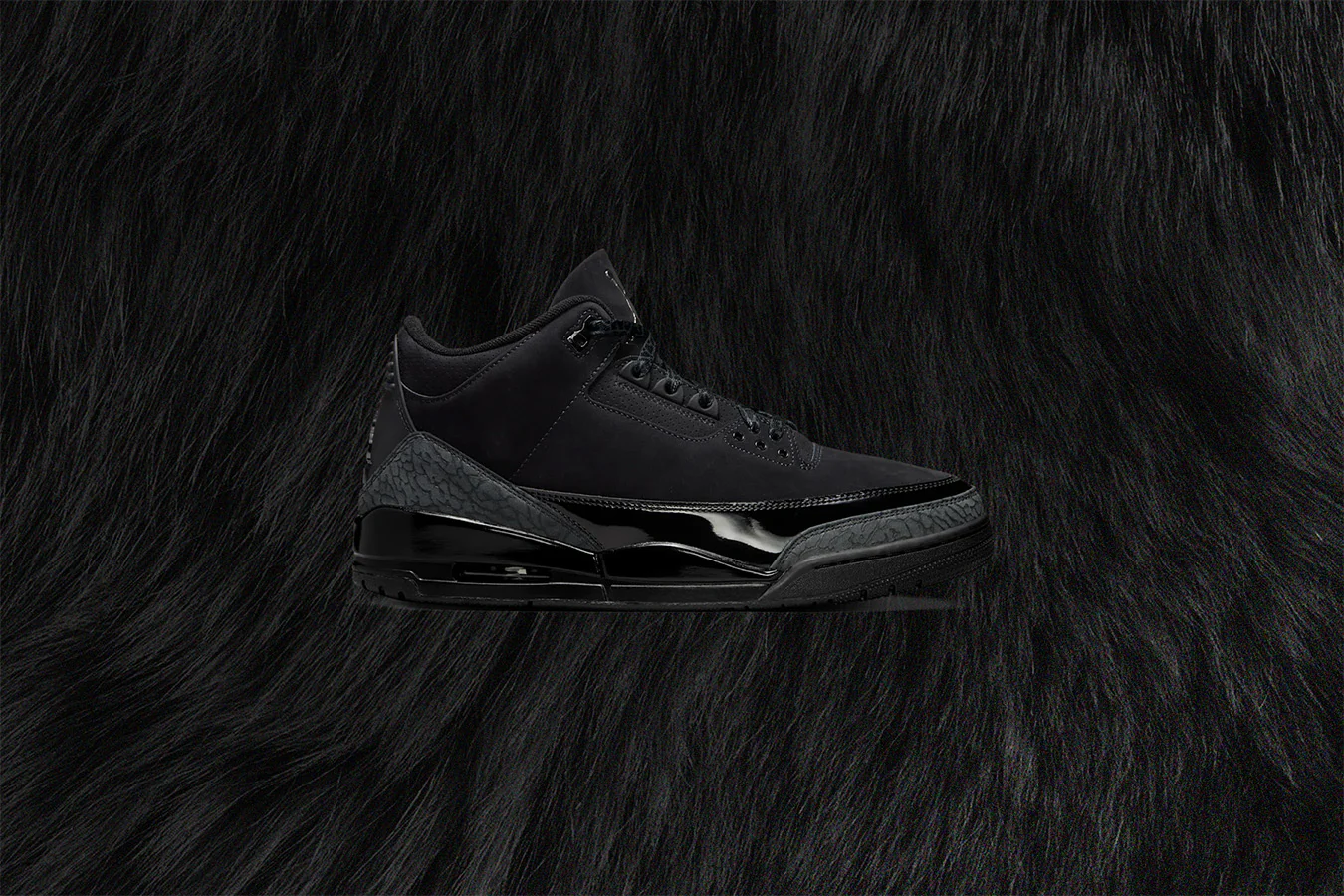 Air Jordan 3 Retro 'Black Cat' - Black/Dark Charcoal/White - Image 5
