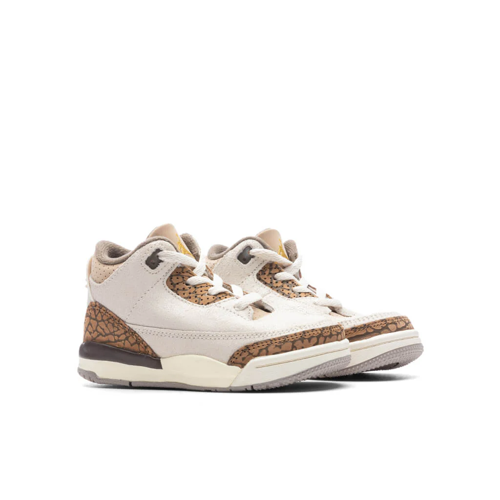 Air Jordan 3 Retro (TD) - Light Orewood Brown/Metallic Gold - Image 2