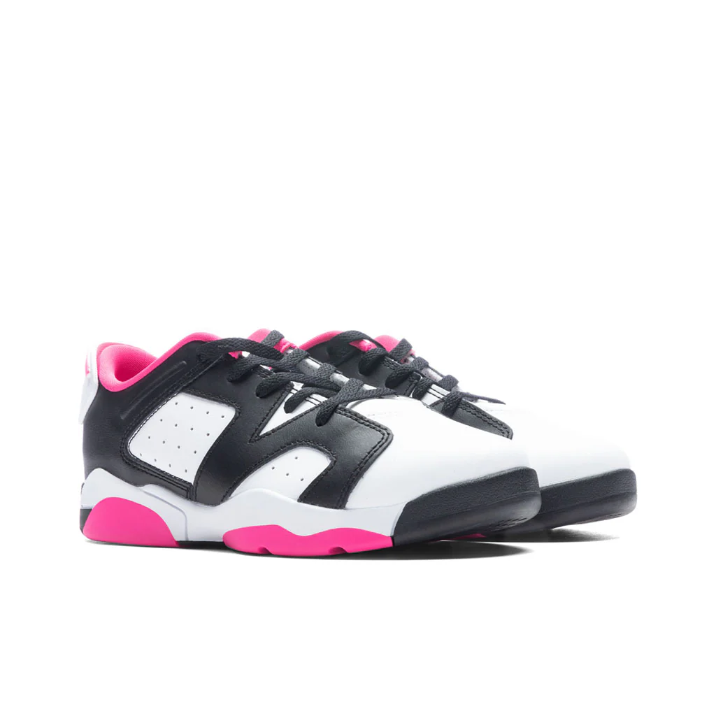 Air Jordan VI Retro Low (PS) - Black/Fierce Pink/White - Image 2