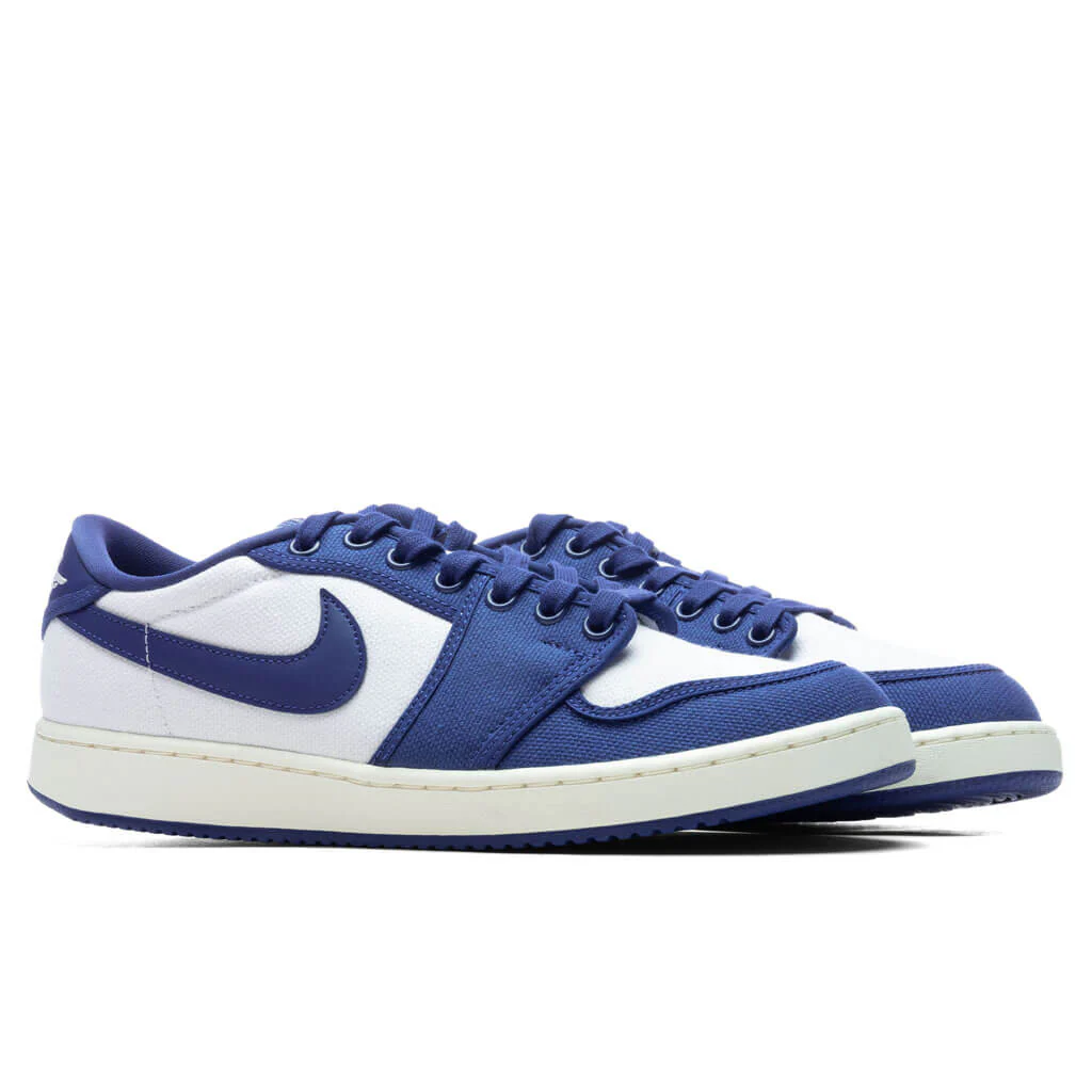 Air Jordan KO 1 Low - White/Dark Royal Blue/Sail - Image 2